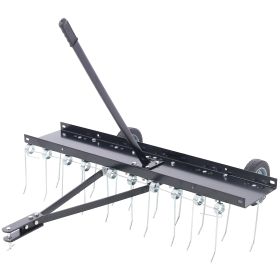 Metal Trailed Weeder (Color: Black)
